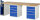 RAU Werkbank 7510A9, B2500xT900xH890mm, 8xSchublade-TA, 1xSSKL, 03-7510A9-259B4M.11