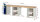 RAU Werkbank 7510A9, B3000xT900xH840mm, 8xSchublade-TA, 1xSSKL, 03-7510A9-309B4S.11