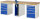 RAU Werkbank 7511A0, B2500xT900xH890mm, 10xSchublade-TA, 1xSSKL, 03-7511A0-259B4M.11