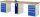 RAU Werkbank 7511A0, B3000xT900xH890mm, 10xSchublade-TA, 1xSSKL, 03-7511A0-309B4M.11