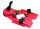 Profibau Lochbohrhilfe 46982 Kunststoff Rot, 6-83 mm, mit Saugheber