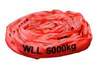 Profibau Rundschlinge 46987 rot, 5000 kg Traglast, 8 m...