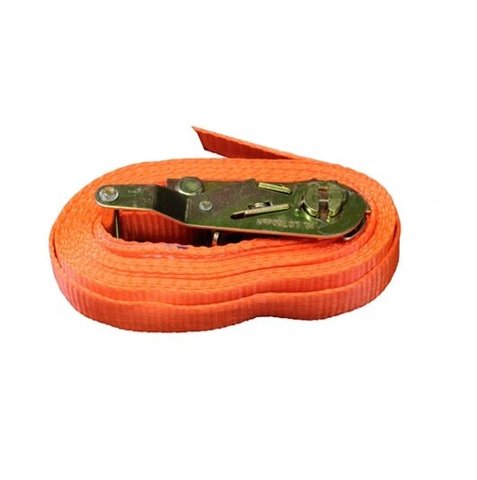 Profibau Gurtklemmen-Zurrgurt 46988 orange, 25 mm x 5 m, 350 daN in der Umreifung