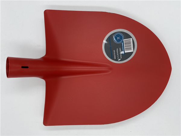 MMXX Frankfurter-Schaufel Gr. 5, 1,60mm Dicke, rot Eco, Blattmaße: 300x270 mm, Dülle 3/4 mit Aufbug