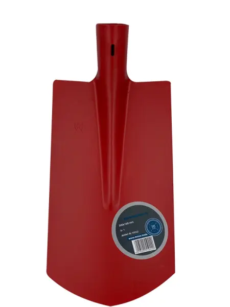 MMXX Grabenschaufel Gr. 1, rot, 1,70 mm Dicke, "Euro", Blattmaße: 300x160 mm, Dülle 3/4 - PROFIBAU