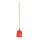 Profibau Holsteiner Schaufel 55041 Gr. 2 mit Holzstiel, rot pulverbeschichtet, 250 mm breit, gehärtet