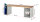 RAU Werkbank 7511A2, B2500xT700xH840mm, 5xSchublade-TA, 1xSSKL, 03-7511A2-257B4S.11