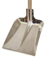 Alu - Randschaufel Gr. 9 mit Stiel