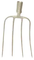 Profibau Dunggabel 55116 goldfarben lackiert, 4 Zinken,...