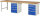 RAU Werkbank 7511A8, B3000xT900xH840mm, 10xSchublade-TA, 03-7511A8-309B4S.11
