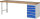 RAU Werkbank 7513A1, B2500xT700xH840mm, 5xSchublade-TA, 03-7513A1-257B4S.11
