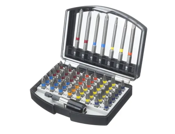 Profibau Bit-Box 55262 Allround, 56-teilig, mit Schnellwechselhalter