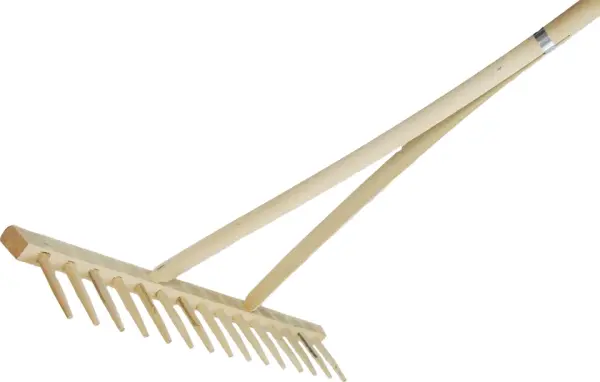 Holz-Heurechen 15 Zinken - PROFIBAU