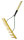 JOST Kunststoff-Gartenrechen 55378 mit Holzstiel, 16 Zinken, 640 mm Breite