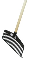 JOST Kunststoff-Laubbesen 55379 mit Stiel, 21 Zinken, 380 mm