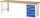 RAU Werkbank 7515A1, B2500xT900xH840mm, 6xSchublade-TA, 03-7515A1-259B4S.11
