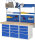 RAU Werkbank 7515A4, B2000xT700xH840mm, 18xSchublade-TA, 03-7515A4-207B4S.11