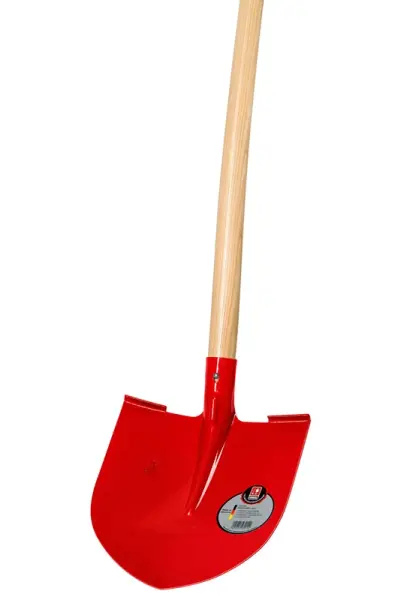 IDEAL RUHR-BRILLANT Frankfurter Schaufel, Gr. 5 ohne Stiel, gehärtet, rot, mit Aufbug - PROFIBAU