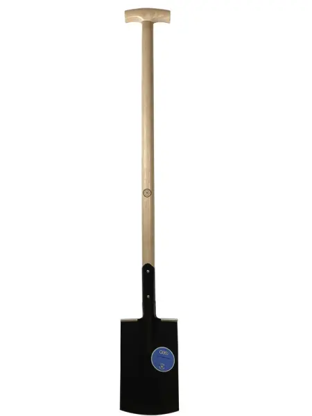 Profibau Bauspaten 56701 mit T-Stiel, Hammerschlagoberfläche, 280x170 mm, Doppelfederdülle