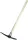 PROFIBAU Kreuzhacke 56711 mit Stiel und Zwinge, 1,5 kg, Eschenholz, ovales Auge
