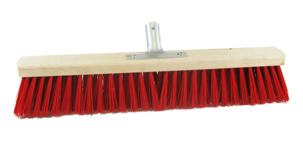 Profibau Saalbesen 60010 Elaston Flachholz mit Metallstielhalter, 600 mm, 5 x 34 Reihen