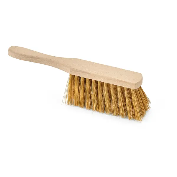 Handfeger,  Kokos, 4 x 11 Reihen, 280 mm,  Flachholz