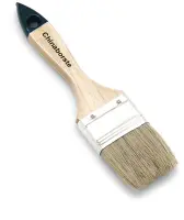 Industrie-Flachpinsel 40 mm, reine helle Chinaborsten, 6....
