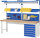 RAU Werkbank 7617A1, B2500xT900xH890mm, 7xSchublade-TA, 03-7617A1-259B4M.11