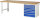 RAU Werkbank 7619A1, B2500xT900xH890mm, 8xSchublade-TA, 03-7619A1-259B4M.11