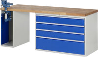 RAU Werkbank 7710A2, B2000xT700xH890mm, 4xSchublade-TA,...