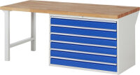 RAU Werkbank 7716A1, B2000xT900xH890mm, 6xSchublade-TA,...