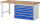 RAU Werkbank 7717A1, B2000xT900xH890mm, 7xSchublade-TA, 03-7717A1-209B4M.11