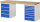 RAU Werkbank 7822A3, B2000xT700xH840mm, 12xSchublade-TA, 03-7822A3-207B4S.11