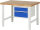 RAU Werkbank höhenverstellbar 7123A1, B1250xT900xH790-1140mm, 1xSchublade-VA, 13-7123A1-129B4H.11