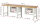 RAU Werkbank 7125A1, B2500xT700xH840mm, 4xSchublade-VA, 13-7125A1-257B4S.11