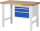 RAU Werkbank höhenverstellbar 7126A1, B1250xT700xH790-1140mm, 3xSchublade-VA, 13-7126A1-127B4H.11