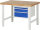 RAU Werkbank höhenverstellbar 7126A1, B1250xT900xH790-1140mm, 3xSchublade-VA, 13-7126A1-129B4H.11