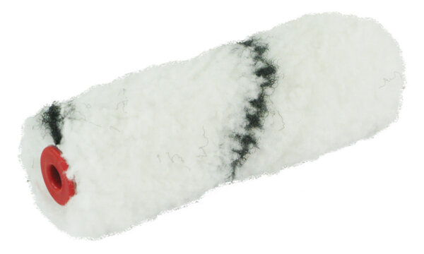 Heizkörperwalze ohne Bügel, 10 cm, Ø 8mm, Schwarzfaden, Polyesterbezug