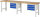 RAU Werkbank 7127A1, B3000xT700xH840mm, 6xSchublade-VA, 13-7127A1-307B4S.11