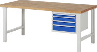 RAU Werkbank 7132A1, B2000xT900xH840mm, 4xSchublade-VA,...