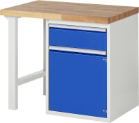 RAU Werkbank 7502A1, B1000xT700xH890mm, 1xSchublade-VA,...