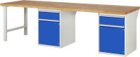 RAU Werkbank 7502A8, B3000xT900xH890mm, 1xSchublade-VA,...