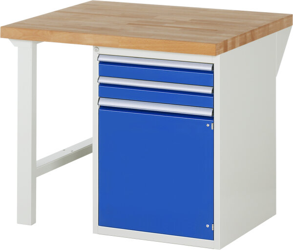 RAU Werkbank 7503A1, B1000xT900xH890mm, 2xSchublade-VA, 1xTür, 13-7503A1-109B4M.11