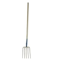 Profibau Kompostgabel 60493 gold lackiert, 5 Zinken,...