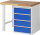 RAU Werkbank 7509A1, B1000xT900xH890mm, 4xSchublade-VA, 13-7509A1-109B4M.11