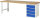RAU Werkbank 7509A1, B2500xT900xH890mm, 4xSchublade-VA, 13-7509A1-259B4M.11