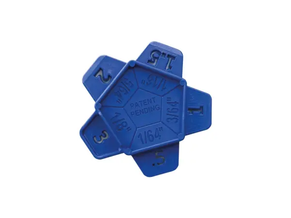 Profibau UniKreuz 5-in-1 Fugenkreuz 60702 Blau RAL5010, 0,5-3 mm, 50 Stück