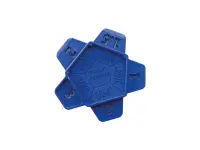 Profibau UniKreuz 5-in-1 Fugenkreuz 60702 Blau RAL5010,...