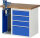 RAU Werkbank 7510A2, B1000xT700xH890mm, 4xSchublade-VA, 1xSSKL, 13-7510A2-107B4M.11