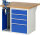 RAU Werkbank 7510A2, B1000xT900xH890mm, 4xSchublade-VA, 1xSSKL, 13-7510A2-109B4M.11